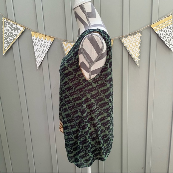 Anthropologie Vanessa Virginia Layered Foliage Shell Tank Top - Picture 5 of 12